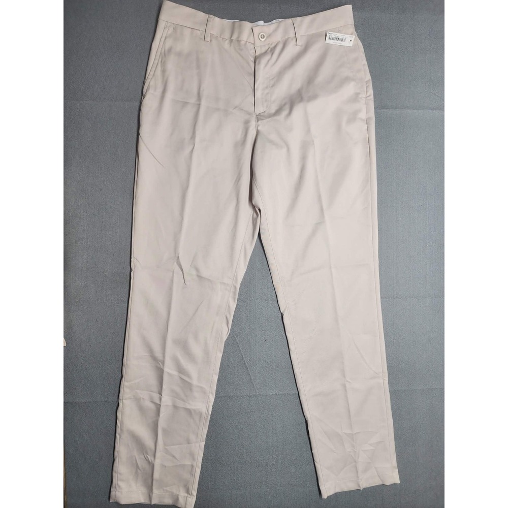 Amazon Essentials Mens Slim-Fit Stretch Chino Pants Stone Beige 35x34 NEW